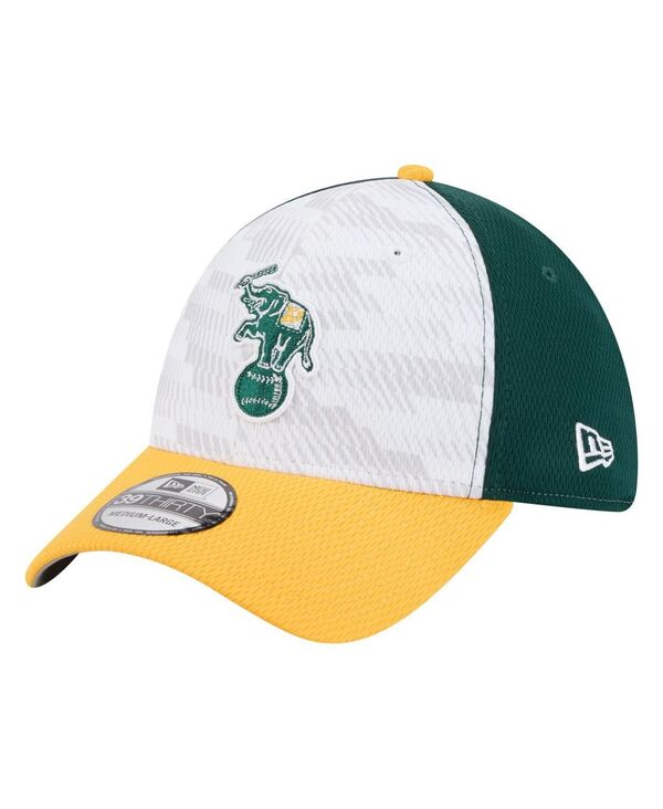 ニューエラ メンズ アクセサリー 帽子 New Era Men's Dark Green/Gold Athletics 2025 MLB Clubhouse 39THIRTY Flex Hat Dark Green Gold グリーン