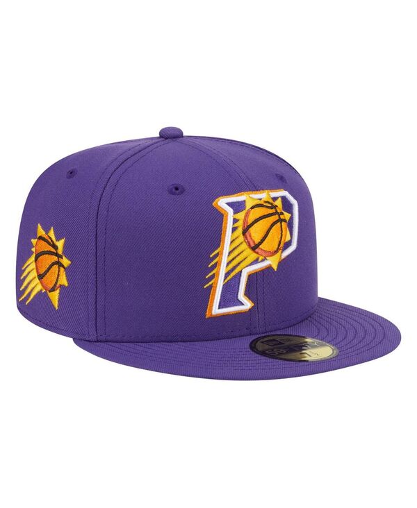 ニューエラ メンズ アクセサリー 帽子 New Era Men's Purple Phoenix Suns Deceptor 59FIFTY Fitted Hat Purple パープル