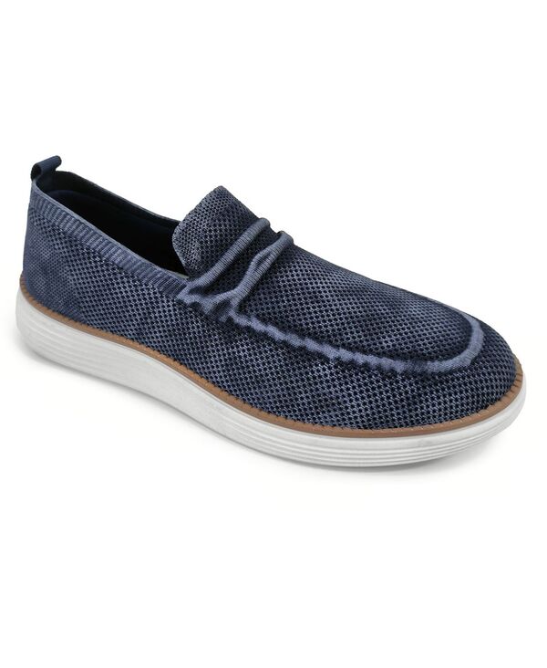 アカデミクス メンズ シューズ スニーカー Akademiks Men's Dayton Slip-On Sneakers Navy ネイビー 11,385円