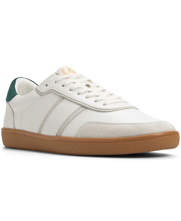 アルド メンズ シューズ スニーカー スピード競技 ALDO Men\u0027s Uptown Synthetic Lace Up Sneakers White Combo 白いこと