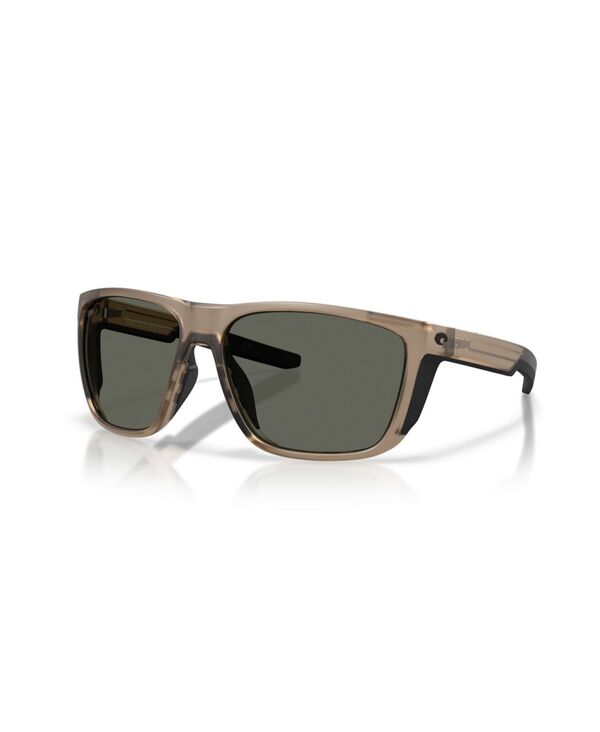 コスタデルマール メンズ 付属品 サングラス・アイウェア Costa Del Mar Men\u0027s Polarized Sunglasses Ferg XL 6S9012 Matte Brown Smoke 煙霧