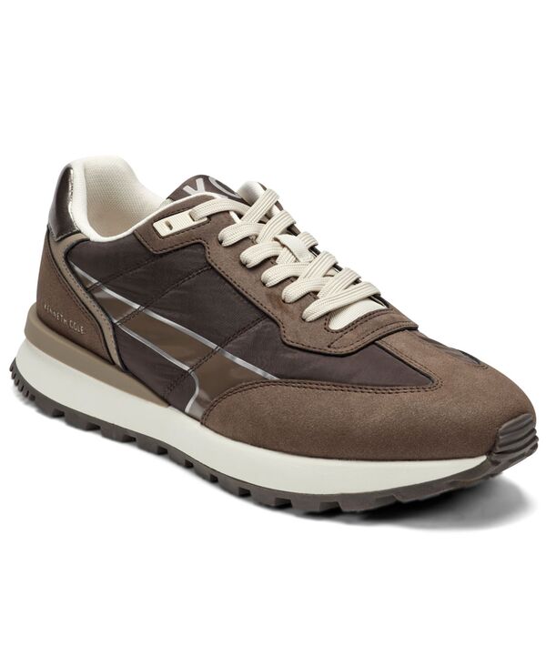 ケネスコール メンズ シューズ スニーカー Kenneth Cole New York Men's Pryor Sneakers Dark Brown ブラウン|ReVida 店