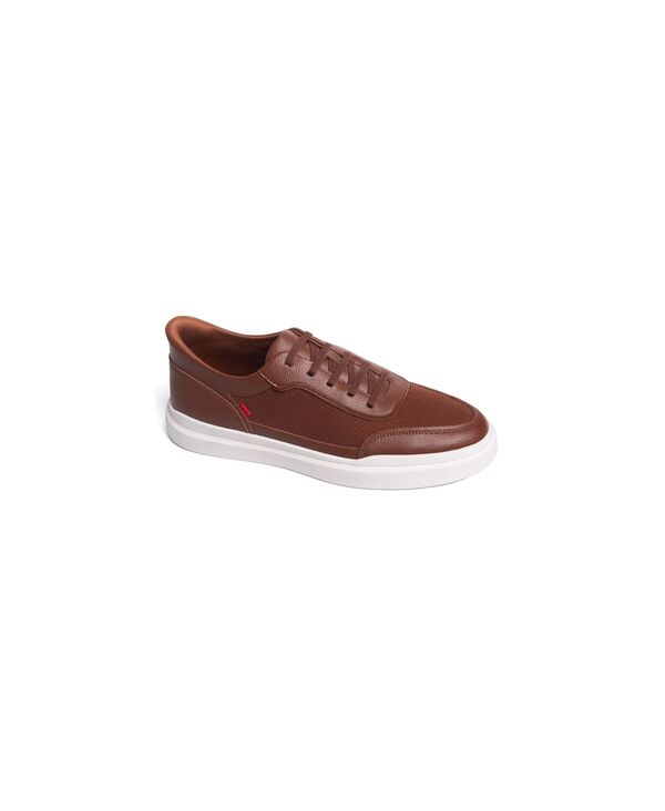 マークジョセフニューヨーク メンズ シューズ スニーカー Marc Joseph New York Mens Hudson Street Hands-Free Slip On Technology Fashion Sneakers Cognac faux leather