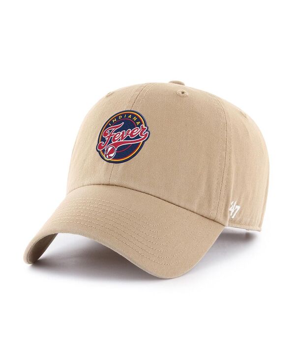 47 ブランド メンズ アクセサリー 帽子 ロゴ '47 Brand Men's Khaki Indiana Fever Core Logo Clean Up Adjustable Hat Khaki カーキ