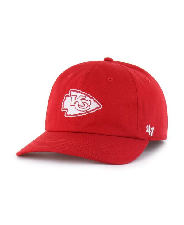 47 ブランド メンズ アクセサリー 帽子 '47 Brand Men's Red Kansas City Chiefs Foundational Franchise Fitted Hat Red レッド