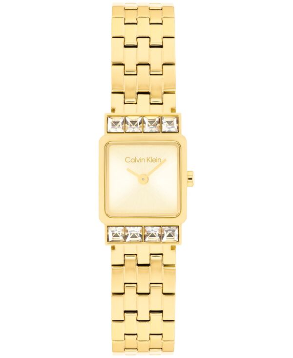カルバンクライン レディース アクセサリー 腕時計 Tシャツ Calvin Klein Women's Poise Gold Tone Stainless Steel Bracelet Watch 16mm Gold ゴールド｜ReVida 店 34,320円