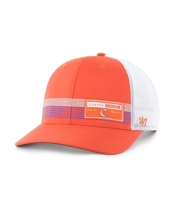 47 ブランド メンズ アクセサリー 帽子 '47 Brand Men's Orange Clemson Tigers Rangefinder Brrr Trucker Adjustable Hat Orange オレンジ|ReVida 店