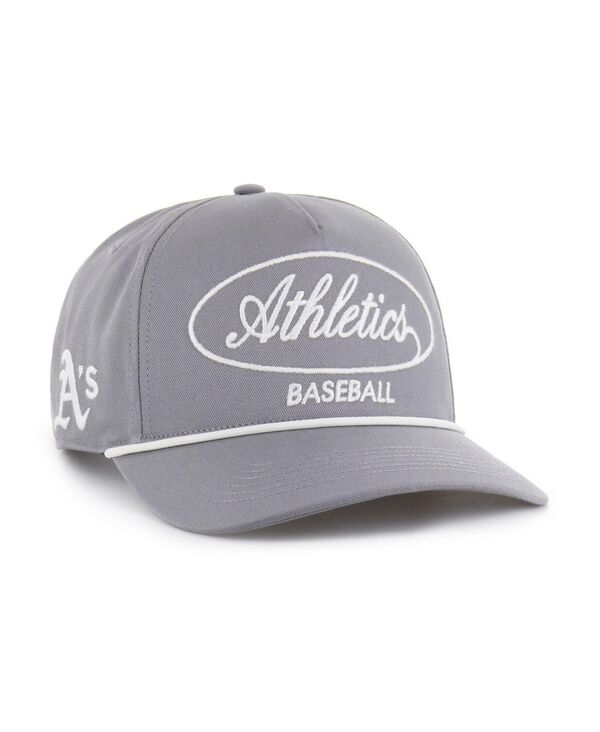 47 ブランド メンズ アクセサリー 帽子 '47 Brand Men's Gray Athletics Foundational Hitch Adjustable Hat Gray グレー