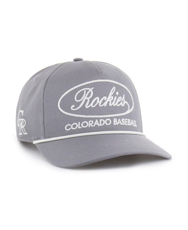47 ブランド メンズ アクセサリー 帽子 '47 Brand Men's Gray Colorado Rockies Foundational Hitch Adjustable Hat Gray グレー