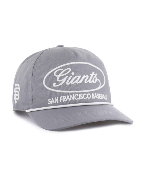 47 ブランド メンズ アクセサリー 帽子 '47 Brand Men's Gray San Francisco Giants Foundational Hitch Adjustable Hat Gray グレー