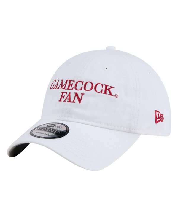 ニューエラ メンズ アクセサリー 帽子 New Era Men's White South Carolina Gamecocks Fan 9TWENTY Adjustable Hat White ホワイト 8,380円