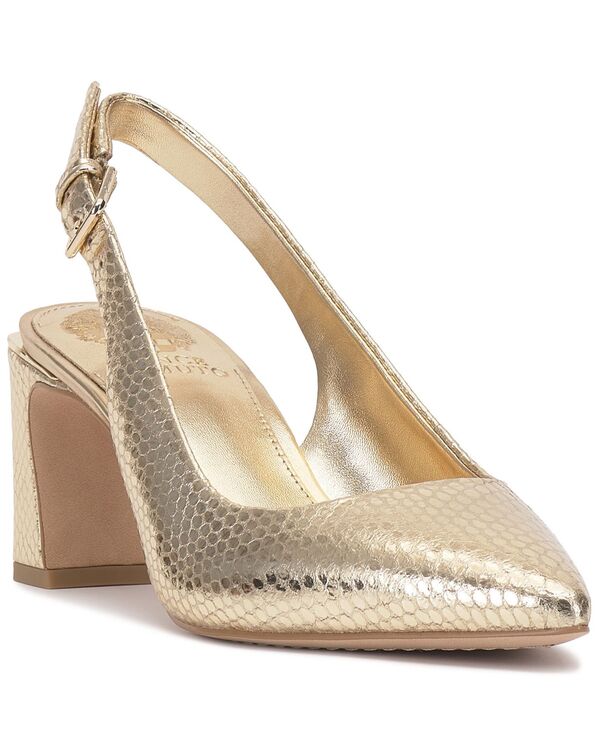 ヴィンスカムート レディース シューズ パンプス Vince Camuto Women's Hamden-B Slingback Pumps Egyptian Gold Reptile Metallic ゴールド