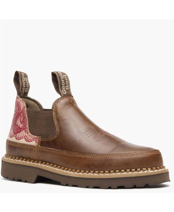 ジョージブーツ レディース シューズ ブーツ・レインブーツ レース GEORGIA BOOT Women's Paisley Lace Romeo Shoe Brown ブラウン