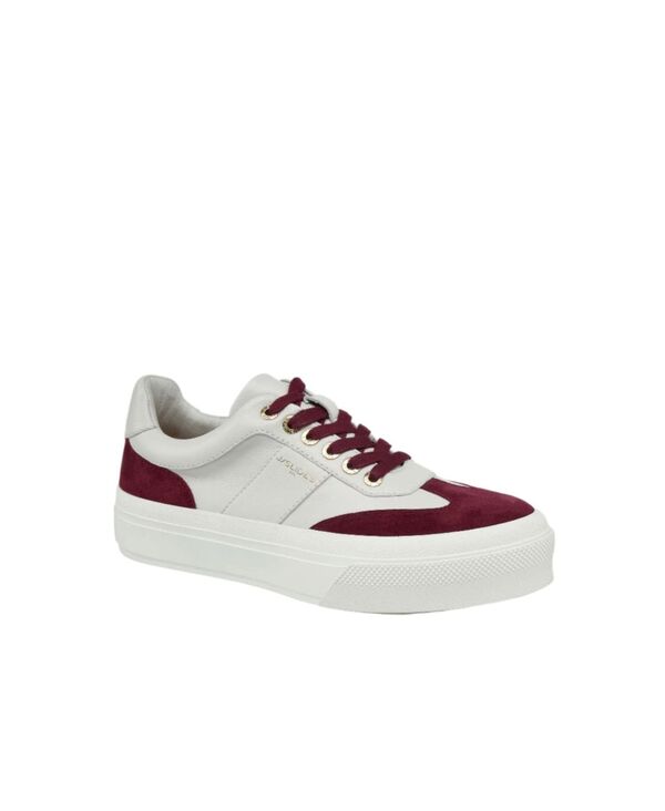 ジェースライズ レディース シューズ スニーカー JSlides Gabbie Sneaker Off white/wine leather オフホワイト