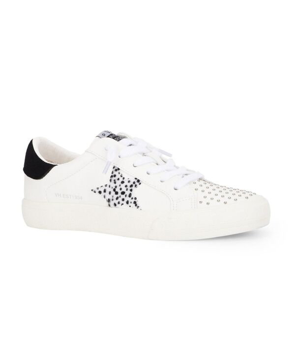ヴィンテージハバナ レディース シューズ スニーカー Vintage Havana GRANDE - WHITE STUDDED CHEETAH MIX Women's's Sneaker by White ホワイト