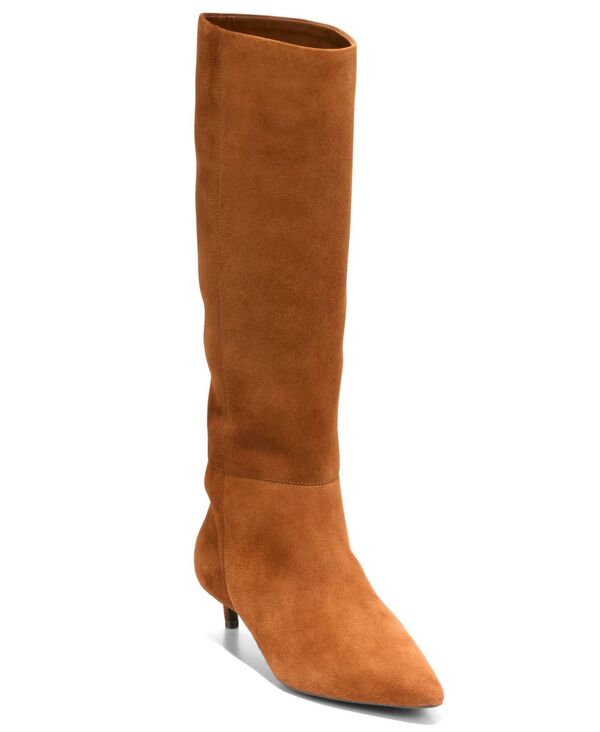 コールハーン レディース シューズ ブーツ・レインブーツ Cole Haan Women's Go-To-Janece Pointed Toe Dress Boots Tobacco Suede