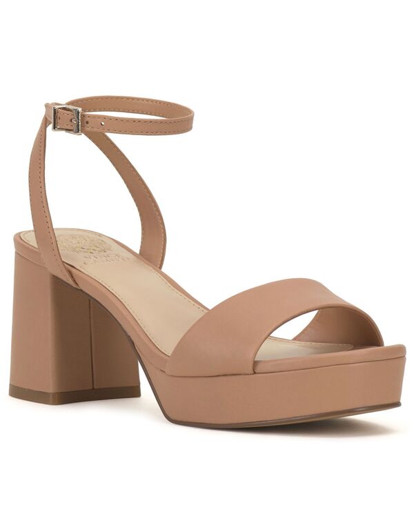ヴィンスカムート レディース シューズ サンダル プラットフォーム ヒール Vince Camuto Pendry Platform Block Heel Dress Sandals Sandstone