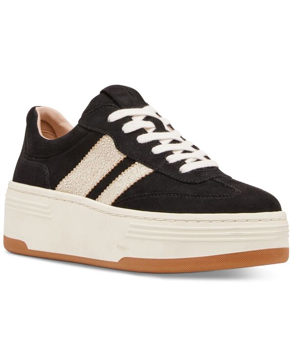 マッデンガール レディース シューズ スニーカー プラットホーム スピード競技 Madden Girl Livvyy Platform Lace-Up Sneakers Black Multi 黒いこと
