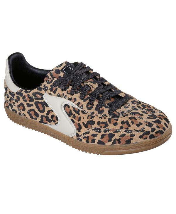 スケッチャーズ レディース シューズ スニーカー Skechers Women's Hotshot - On The Prowl Casual Sneakers from Finish Line Leopard アニマル 11,385円