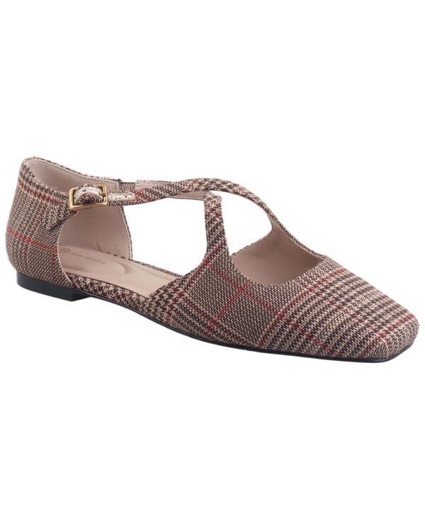 ジャーニ ベルニーニ レディース シューズ パンプス Giani Bernini Women's Perrie Crisscross Strap Flats Houndstooth