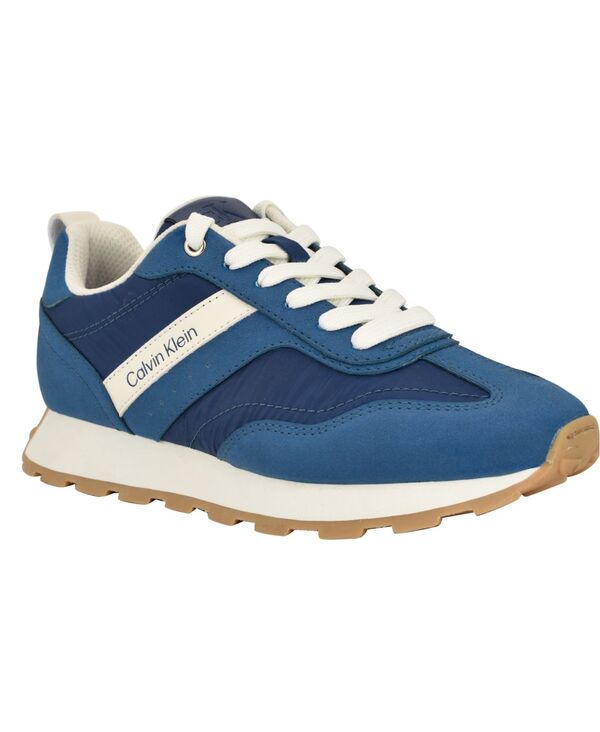 カルバンクライン レディース シューズ スニーカー レース Calvin Klein Women's Tanja Retro Lace-Up Sneakers Blue ブルー