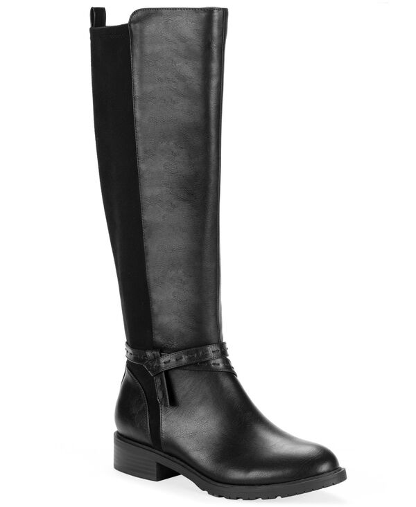 スタイルアンドコー レディース シューズ ブーツ・レインブーツ ヒール Style & Co Women's Verityy Block Heel Boots Black Beauty ブラック