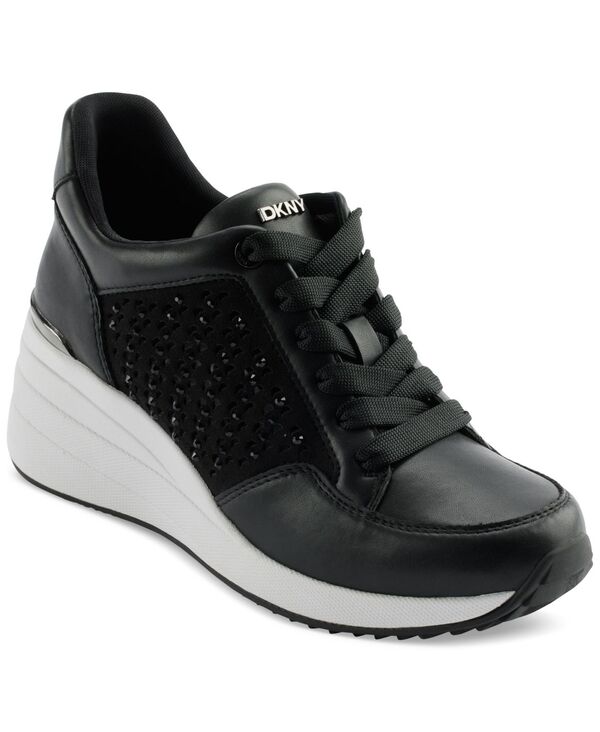 ダナ キャラン ニューヨーク レディース シューズ スニーカー DKNY Kalinda Stones Sneakers Black/ Black ブラック
