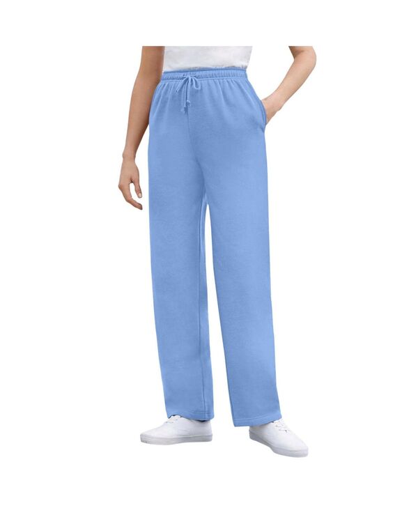ウーマン ウィズイン レディース ボトムス カジュアルパンツ パンツ スウェットパンツ フリース Woman Within Women's Within Better-Fleece Pull-On Drawstring Sweatpants French blue ブルー