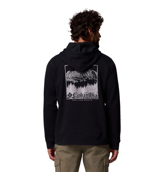 コロンビア メンズ アウター パーカー・スウェット パーカー グラフィック Columbia Men's Trek Graphic Hoodie Black Meadowland ブラック