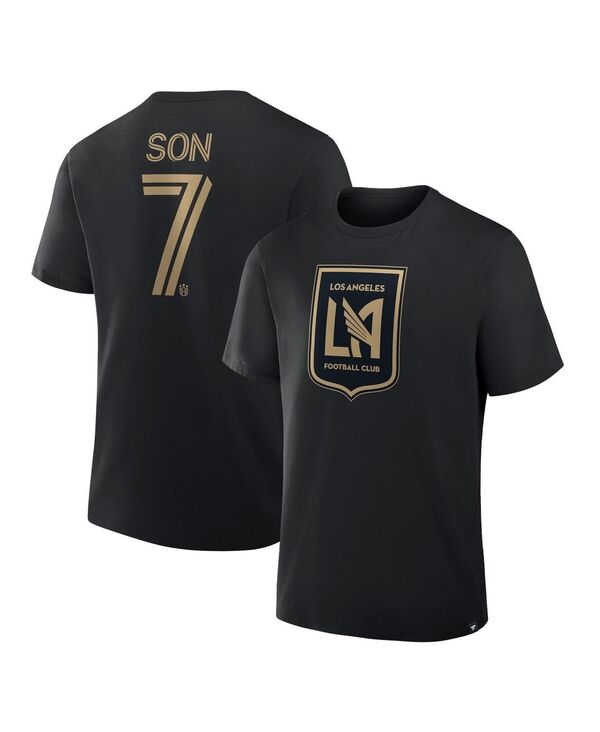 ファナティクス メンズ トップス Tシャツ Fanatics Men's Son Heung-Min Black LAFC Name Number T-Shirt Black ブラック