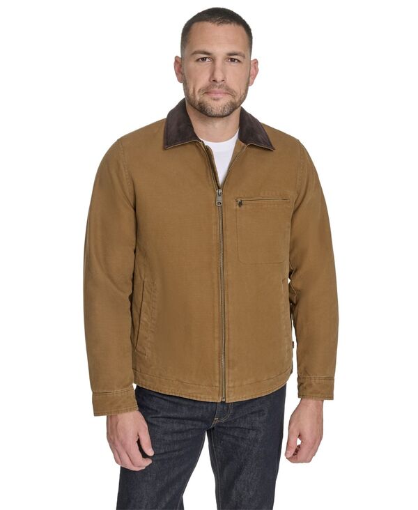 リーバイス メンズ アウター ジャケット・ブルゾン コットン ジャケット Levi's Men's Cotton Canvas Depot Jacket Worker Brown ブラウン