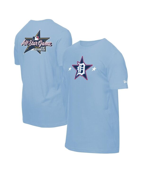 ニューエラ メンズ トップス Tシャツ New Era Men's Light Blue Detroit Tigers 2025 MLB All-Star Game Workout T-Shirt Light Blue ブルー