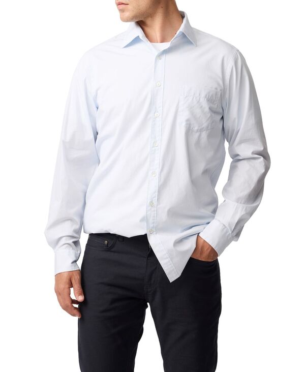 ロッドアンドグン メンズ トップス シャツ Rodd & Gunn Men\'s Polstead Long Sleeve Shirt Powder Blu