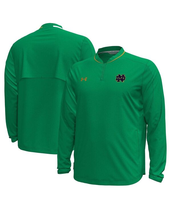 アンダーアーマー メンズ アウター ジャケット・ブルゾン ジャケット Under Armour Men's Green Notre Dame Fighting Irish Motivate Long Sleeve Quarter-Zip Jacket Green グリーン 22,260円