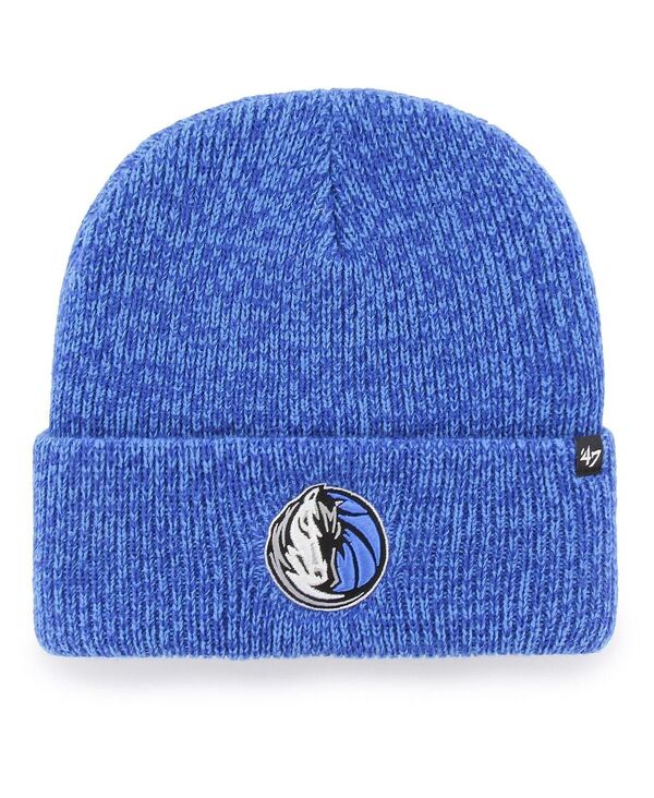 47 ブランド メンズ アクセサリー 帽子 ニット '47 Brand Men's '47 Blue Dallas Mavericks Brain Freeze Cuffed Knit Hat Blue ブルー｜ReVida 店