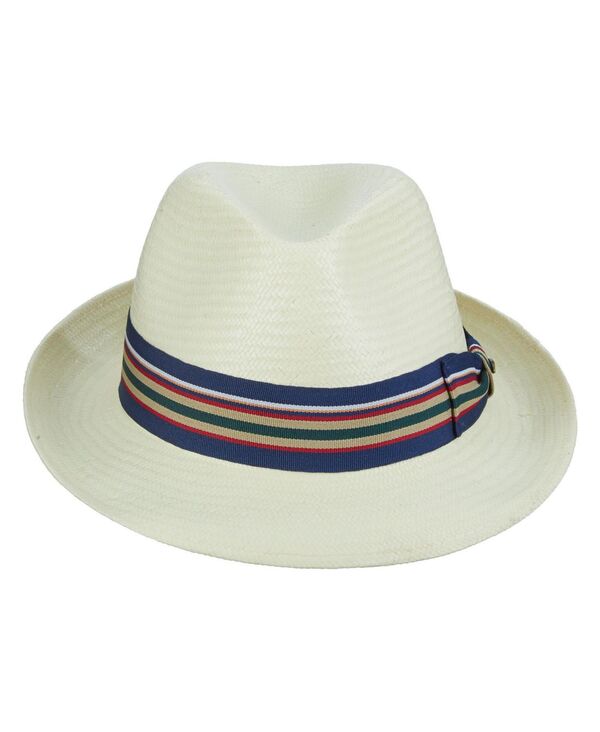 スカラ メンズ アクセサリー 帽子 Scala Men's Bu Toyo Fedora Ribbon Hat Ivory アイボリー