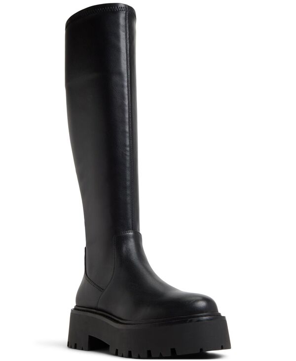 アルド レディース シューズ ブーツ・レインブーツ ALDO Women's Carelden Knee High Round Toe Boots Black Smooth ブラック 27,820円