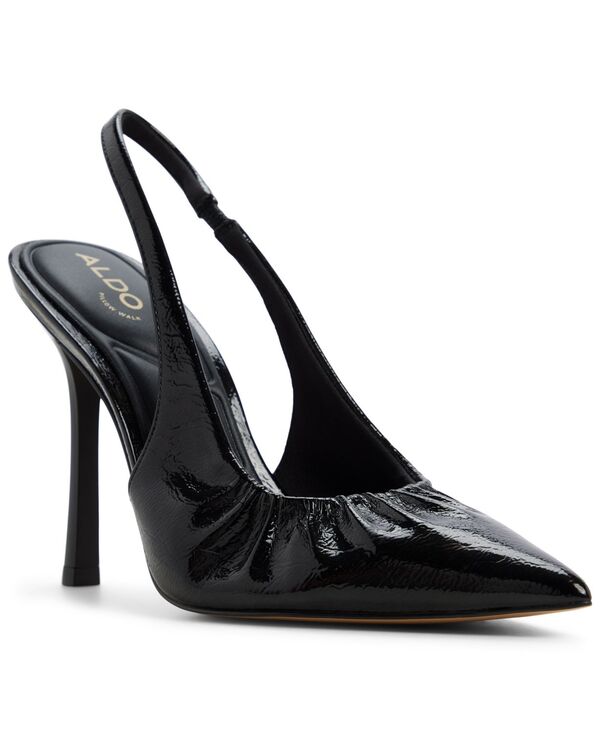 アルド レディース シューズ パンプス ALDO Women's Mystie Pointed Toe Slingback Pumps Black Patent ブラック