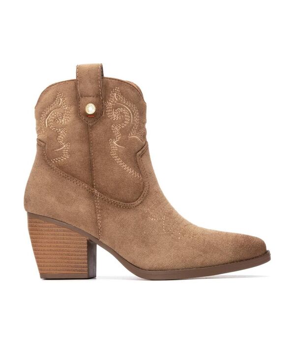 キシ五分五分 レディース シューズ ブーツ・レインブーツ スエードクロス ブーツ Women\u0027s Italian Western Suede Booties Refresh Collection By XTI Beige ベージュ レディース靴-ブーツ
