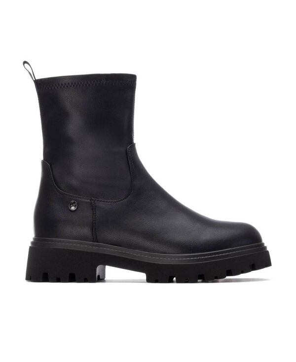 キシタイ レディース シューズ ブーツ・レインブーツ XTI Women's Casual Booties Black ブラック