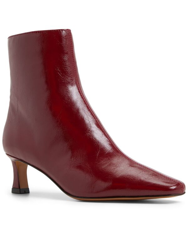 アルド レディース シューズ ブーツ・レインブーツ ALDO Women's Juliyaa Pointed Toe Dress Booties Bordo Crinkle