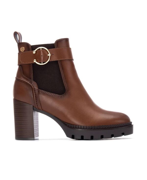 キシタイ レディース シューズ ブーツ・レインブーツ チェルシー ブーツ ヒール Women's Heeled Chelsea Booties By XTI Camel キャメル 27,170円