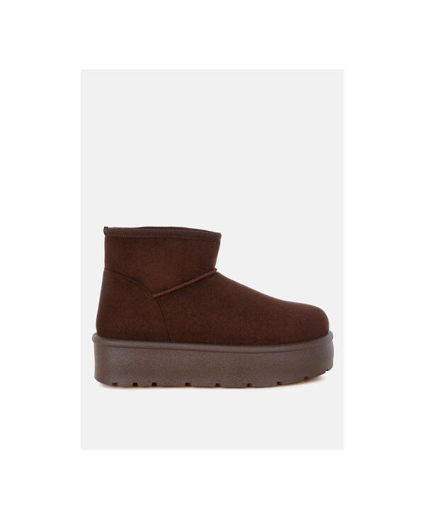 ロンドンラグ レディース シューズ ブーツ・レインブーツ London Rag Derta Soft Microfiber Snow Boots Women Brown ブラウン 14,950円