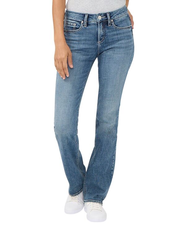 シルバー ジーンズ レディース ボトムス デニムパンツ ブーツカット ブーツ Silver Jeans Co. Women's Suki Mid Rise Slim Bootcut Jeans Belle