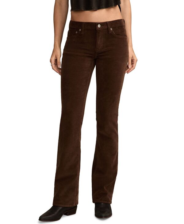 ラッキーブランド レディース ボトムス ジーンズズボン下 ブーツ デニム Lucky Brand Women\u0027sMr. Sweet Boot Cord Jeans Walnut ボトムス-パンツ