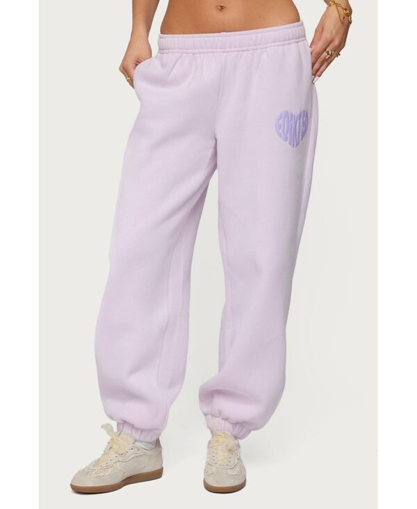 アディクテッド レディース ボトムス カジュアルパンツ パンツ スウェットパンツ Womens Major Love Edikted Sweatpants Lilac ライラック|ReVida 店