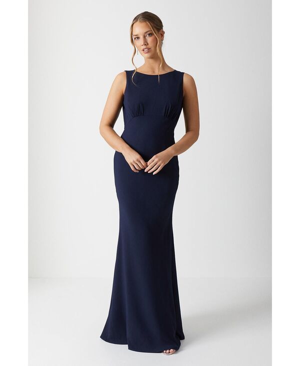 コースト レディース トップス ワンピース マキシ Coast Cowl Back Maxi Bridesmaid Dress Navy ネイビー
