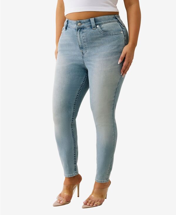トゥルーレリジョン レディース ボトムス カジュアルパンツ プラスサイズ ジーンズ True Religion Plus Size Jennie Curvy Skinny Mid Rise Jeans Peak Spot