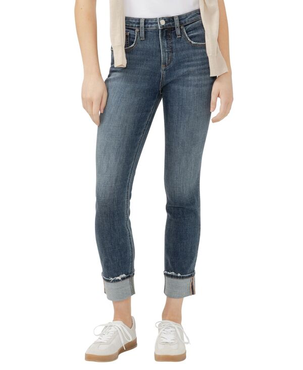 シルバー ジーンズ レディース ボトムス デニムパンツ Silver Jeans Co. Women's Elyse Mid Rise Skinny Jeans Aria|ReVida 店