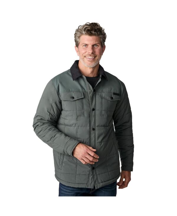 フリー カントリー メンズ アウター ジャケット・ブルゾン シャツ ジャケット Free Country Men's Ridge View Shirt Jacket Evergreen|ReVida 店